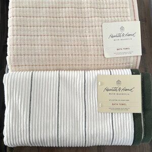 NEW Ribbed Terry Bath Towels - Hearth & Hand™ with Magnolia